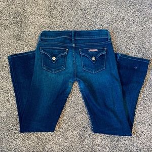 HUDSON Midrise Straight Leg Jeans